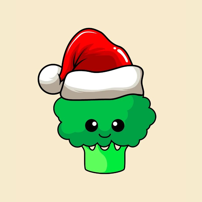 Broccoli Christmas Comic Xmas