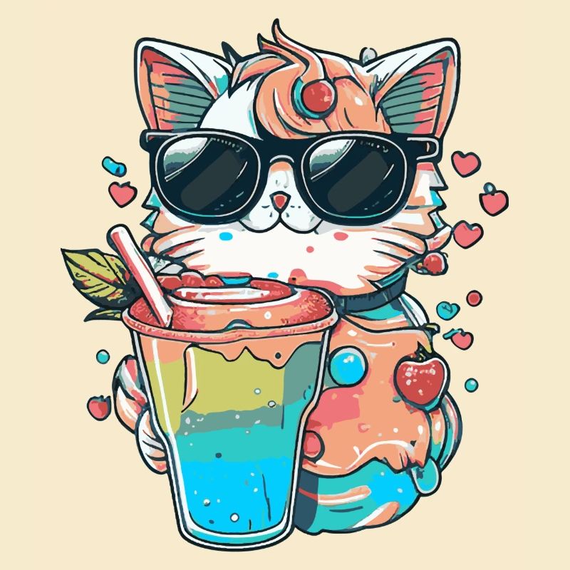 Katzenliebe im Cocktail-Style