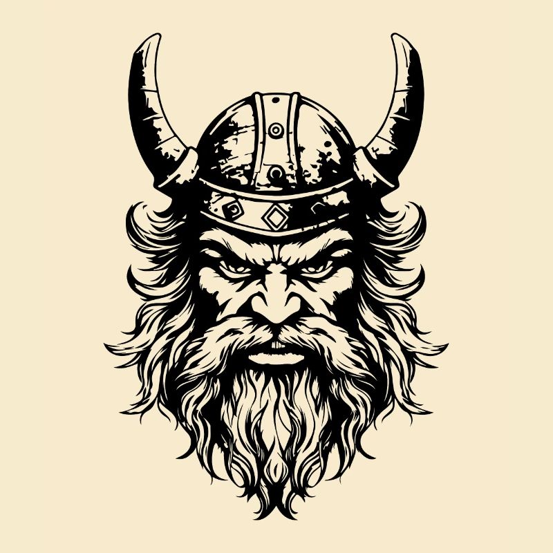 Wikinger Kopf Helm