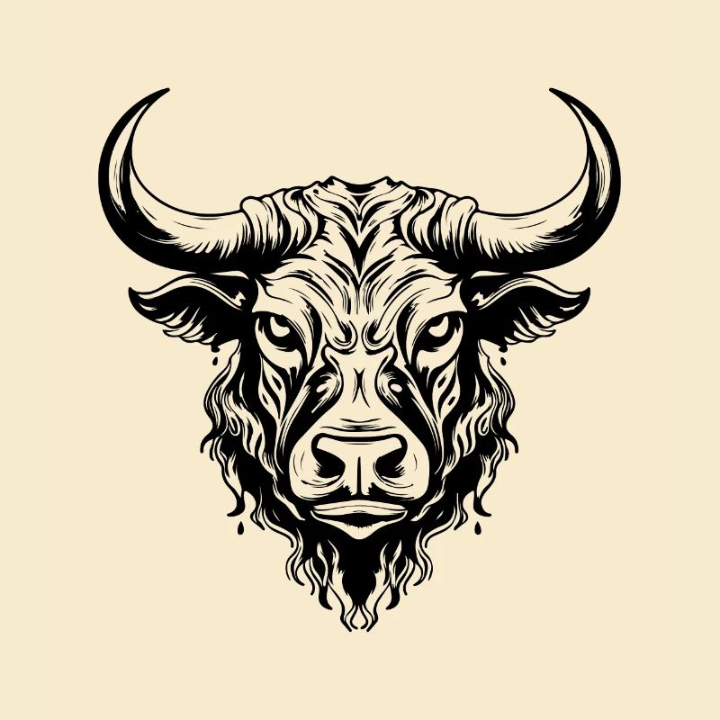 Bulle Kopf Stier Taurus