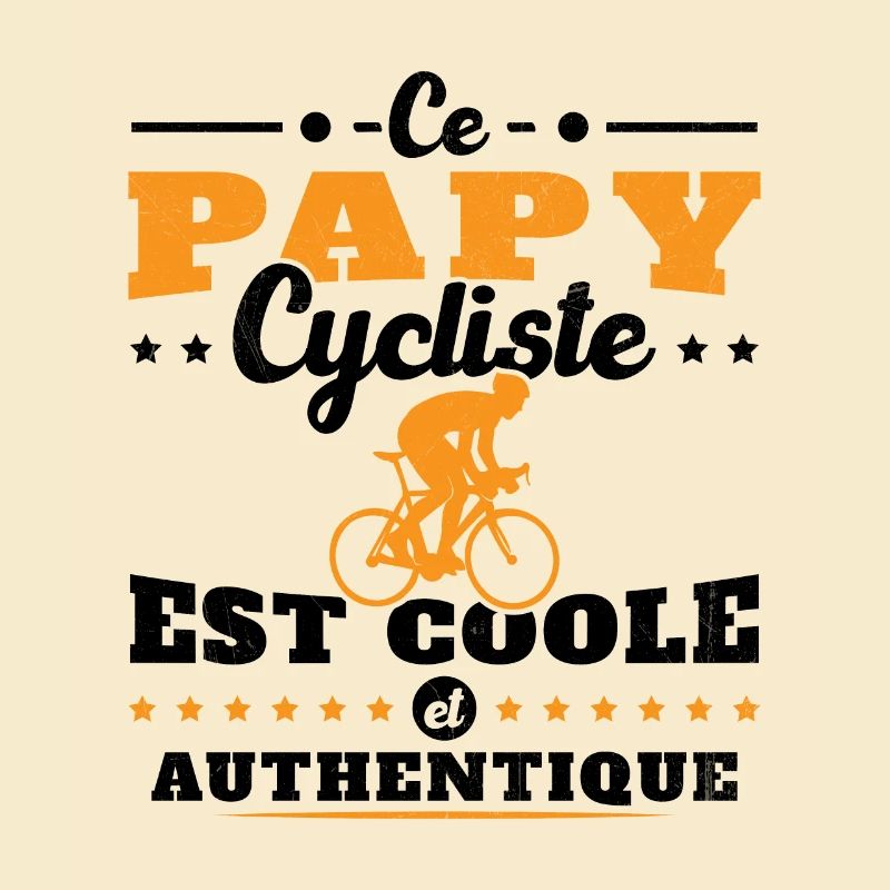 Ce papy cycliste est coole et authentique