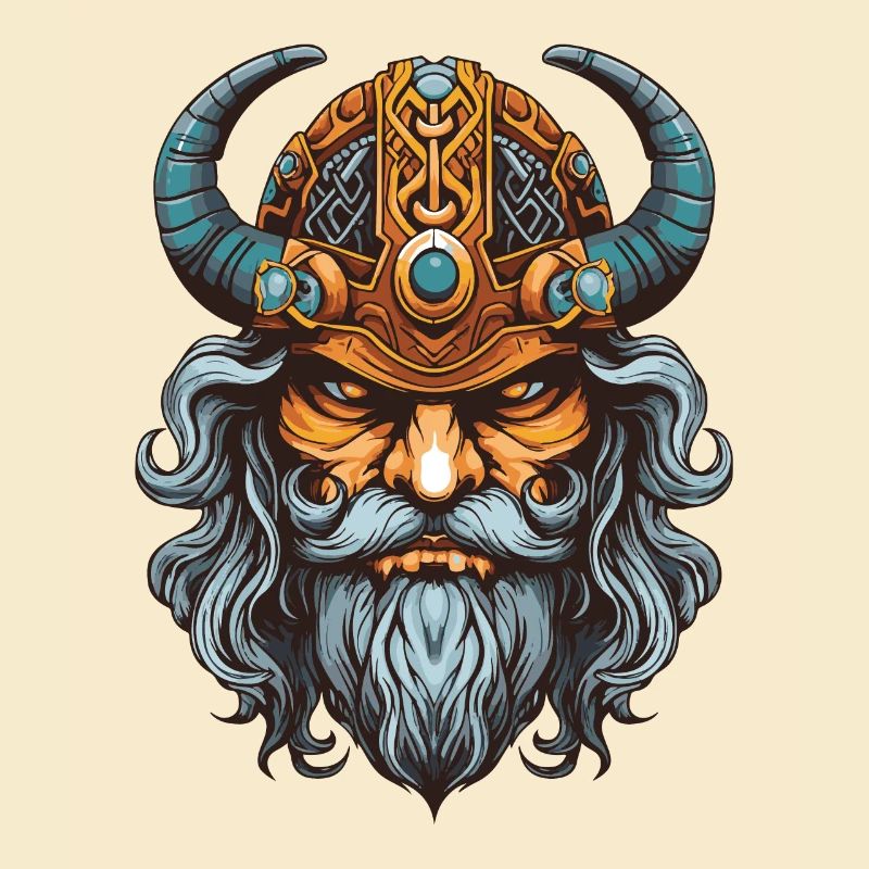 Wikinger Krieger Valhalla Odin
