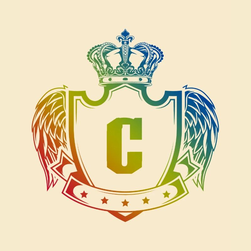 C Buchstabe Wappen