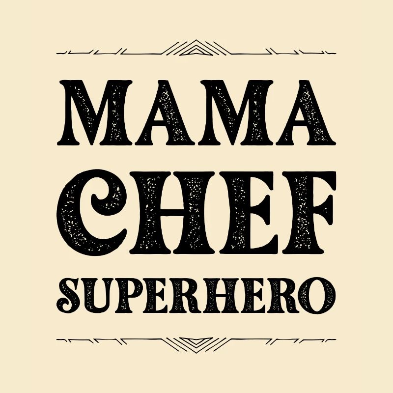 Mama Chef Superheld Mutter