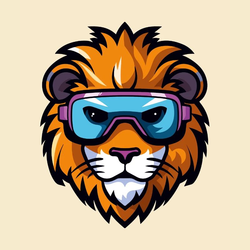Ski Lion Comic