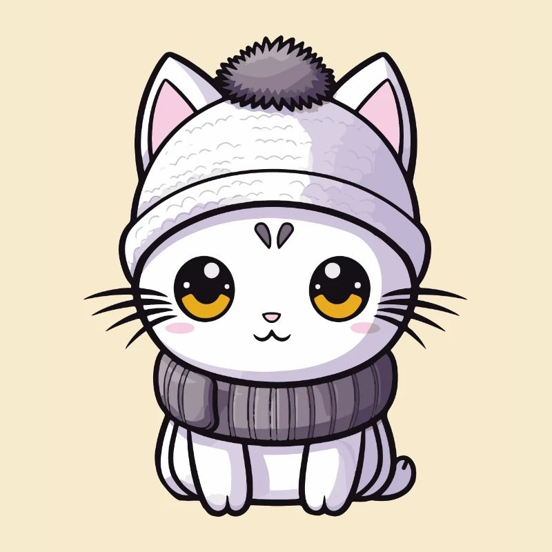 Cat Winter Comic