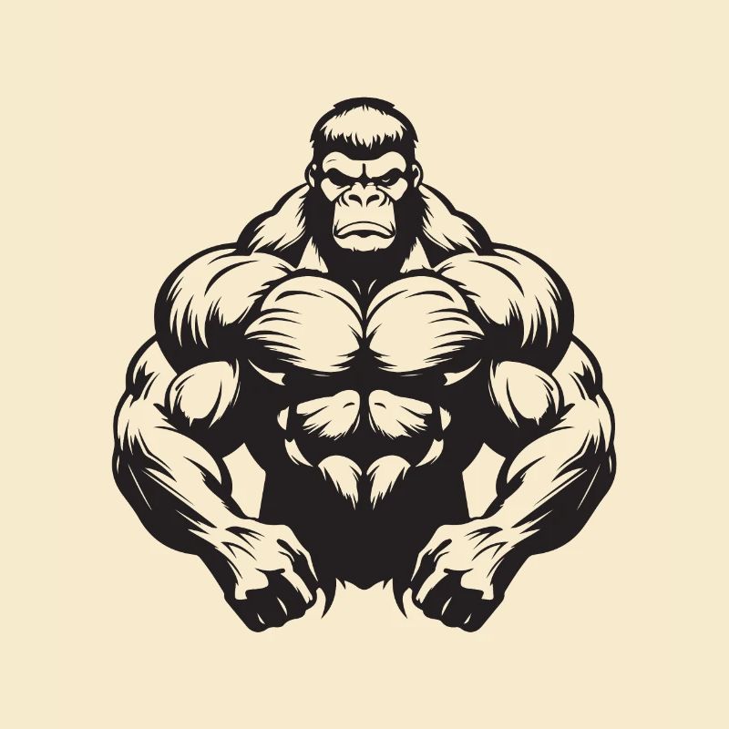 Gorilla Muscles Workout Gym