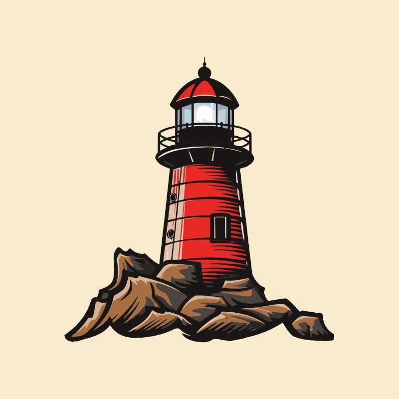 Leuchtturm Symbol