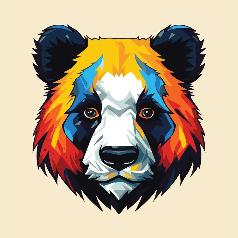 Panda Kopf