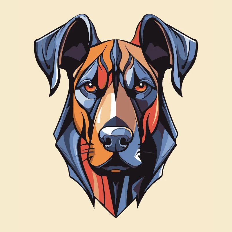 Great Dane Hund Kopf