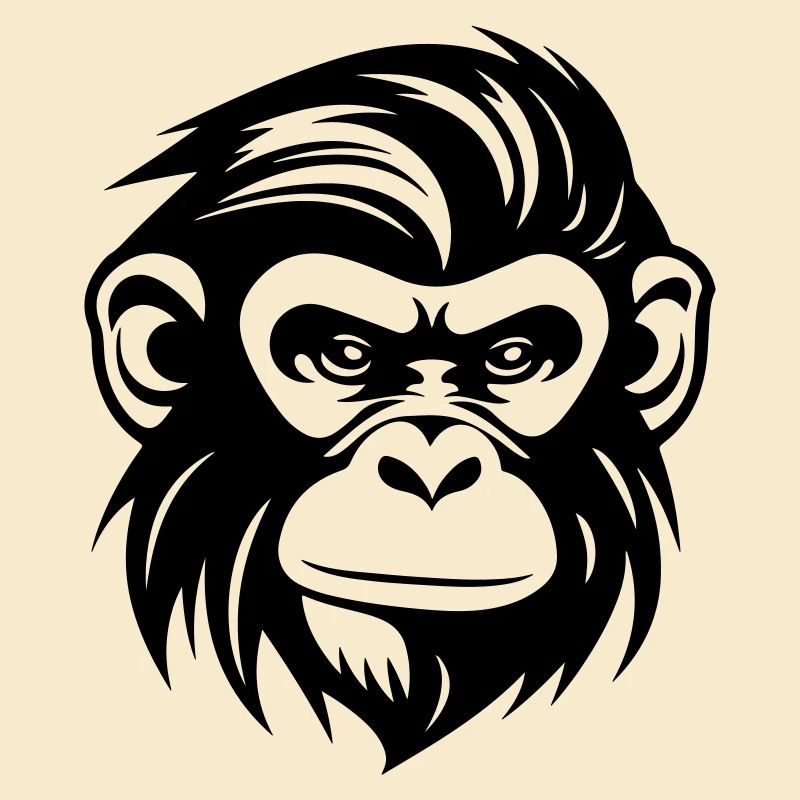 Affe Kopf