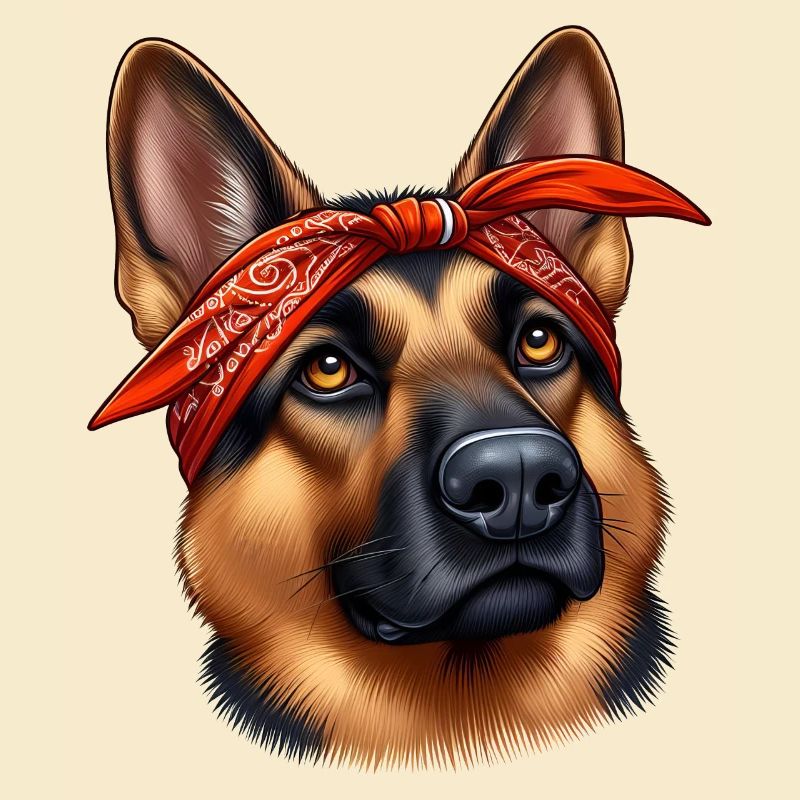 Deutscher Schäferhund Der Rapper