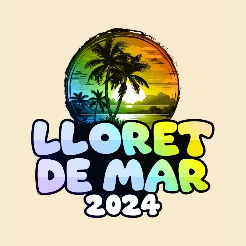 Lloret de Mar 2024 Palm Trees Multicoloured