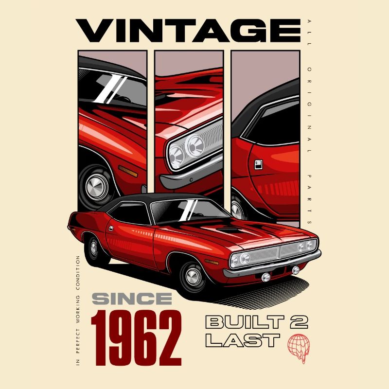 Ich bin nicht alt, ich bin ein Oldtimer, der 1962 geboren wurde