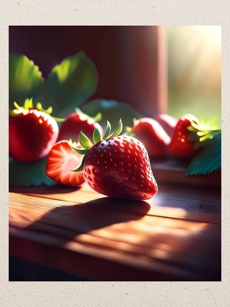 Ich liebe Erdbeeren