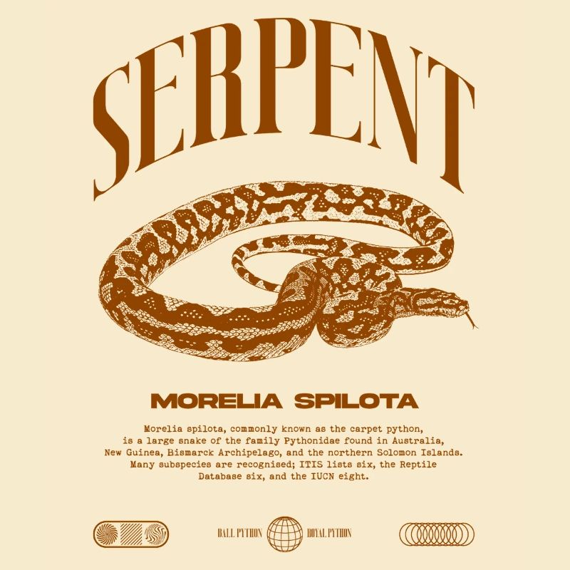 Teppich Python Moderne Reptile Keeper Streetwear