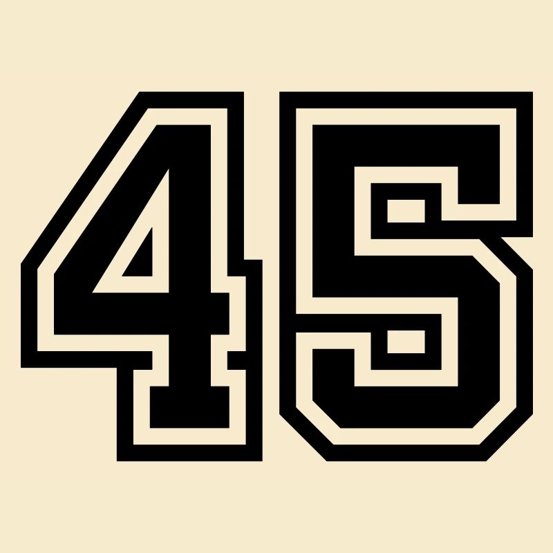 45 number symbol