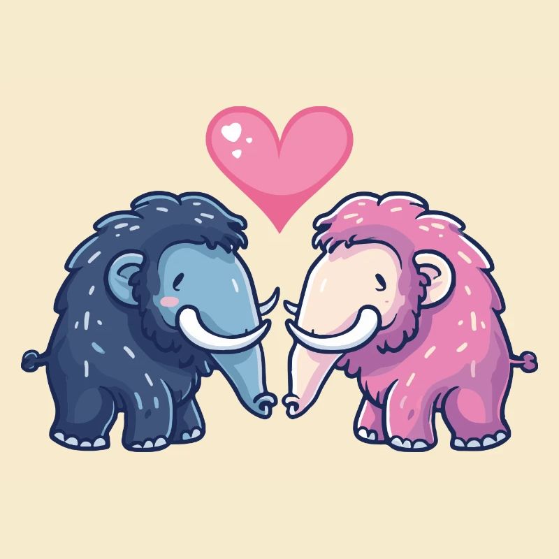 Mammoth Comic Couple Love
