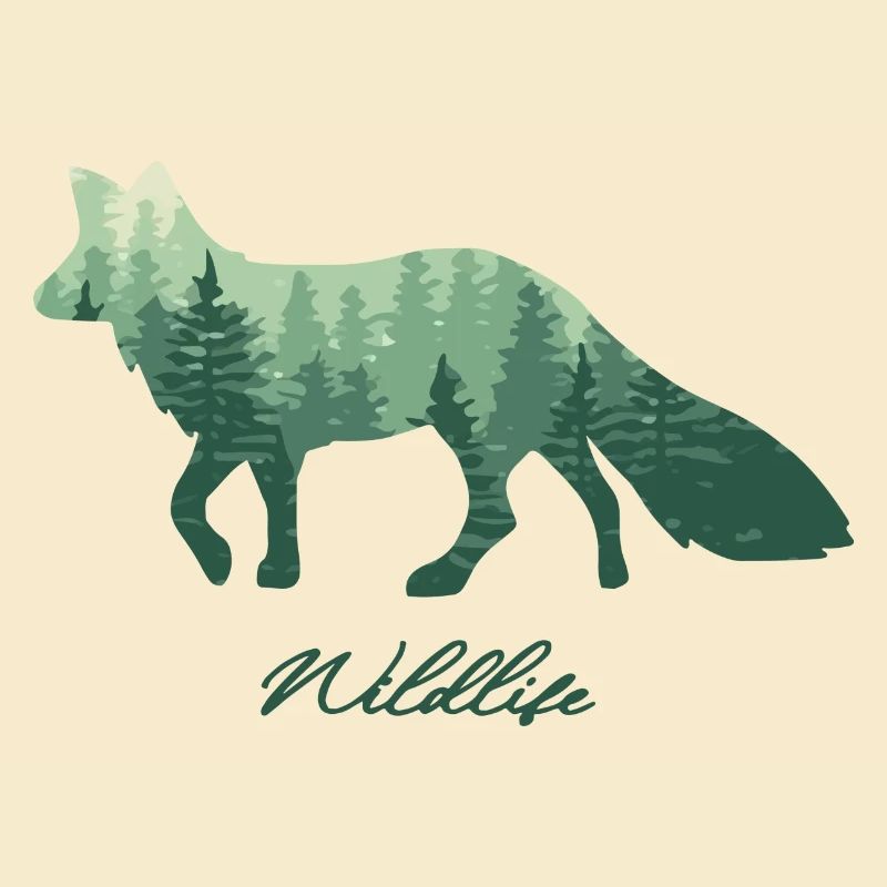 Fox forest Wildlife fox
