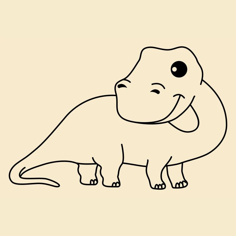 Dinosaur brontosaurus Comic