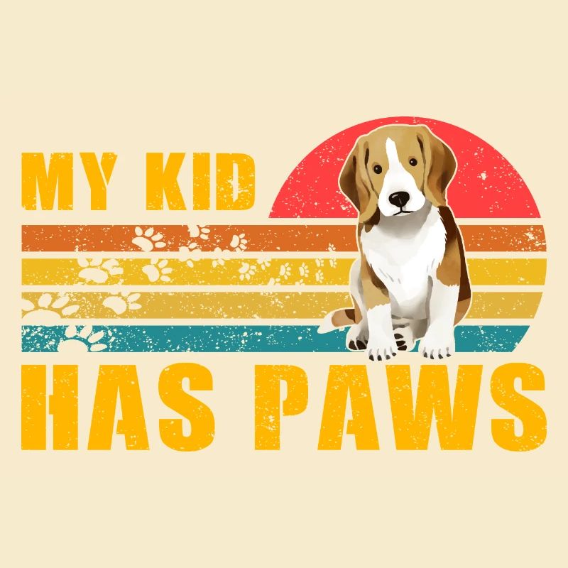 My Kid has paws Beagle