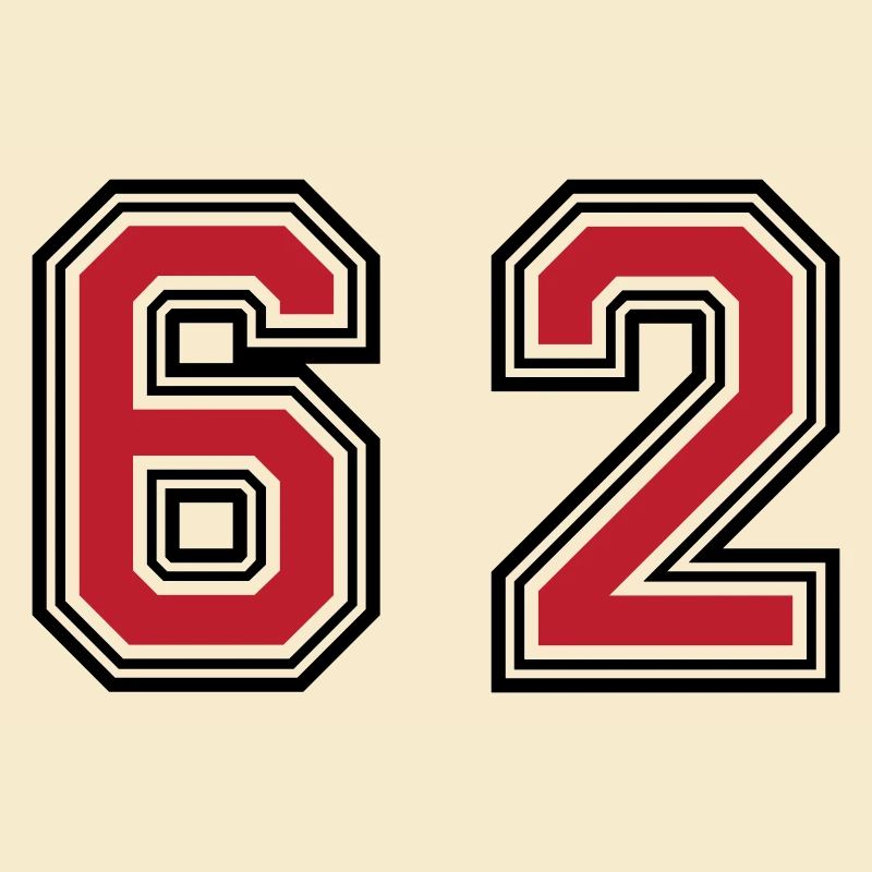 62 Number Symbol