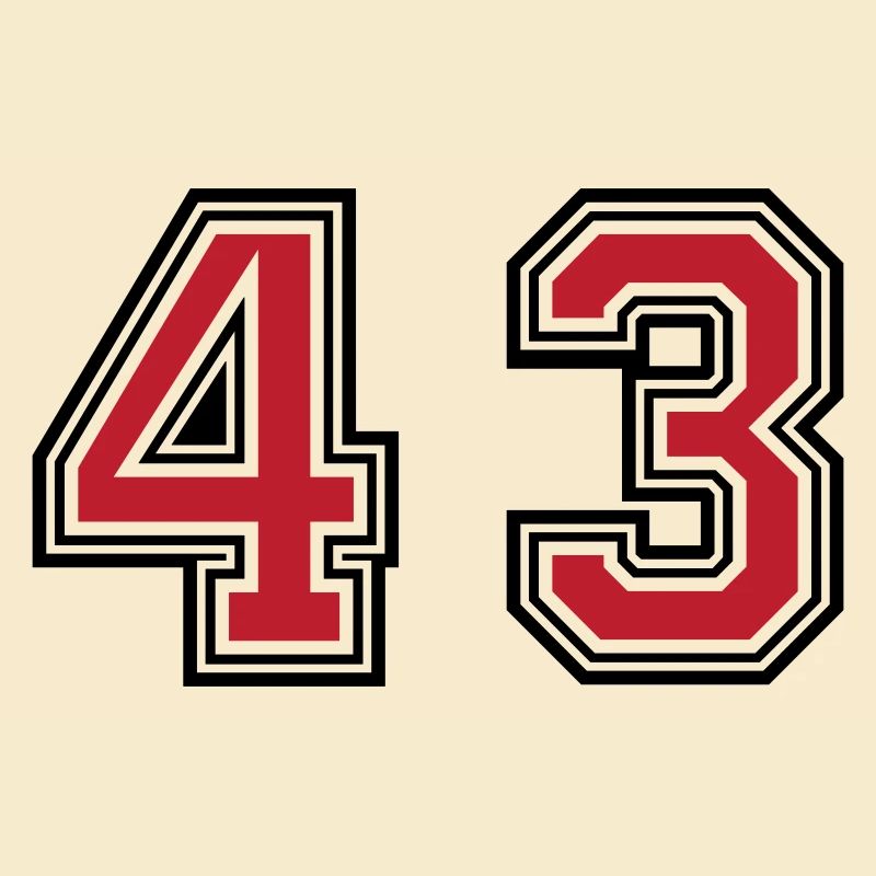 43 number symbol