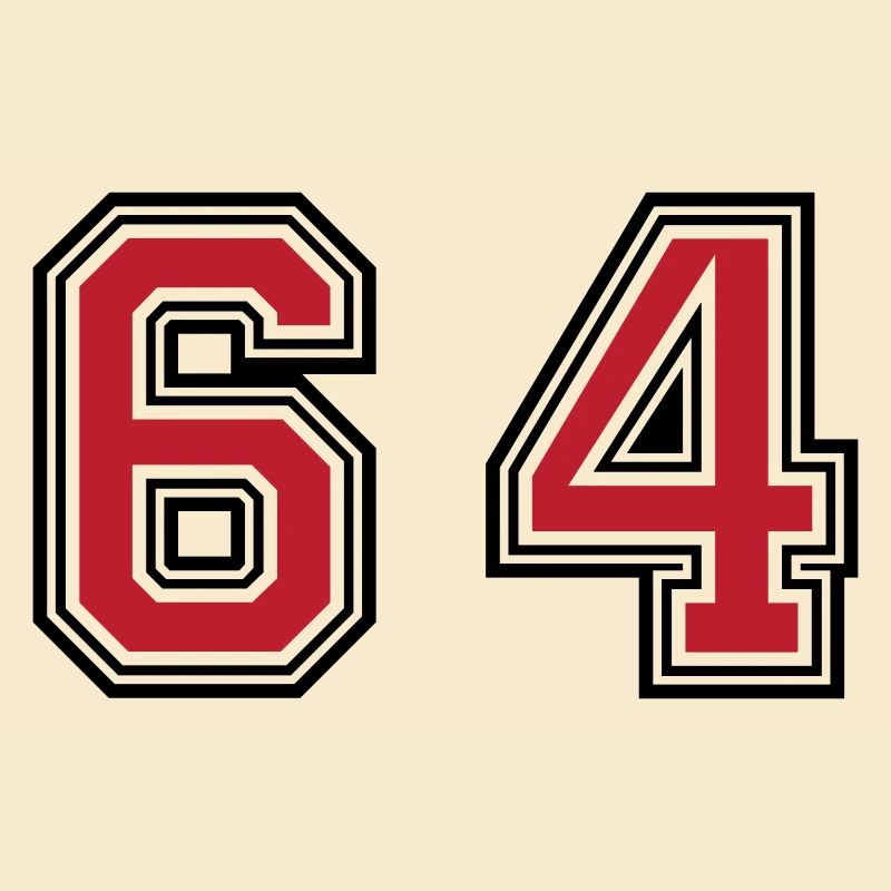 64 Symbole numérique