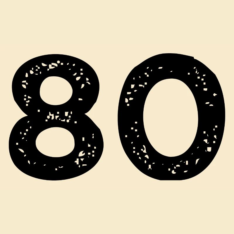 80 number jersey