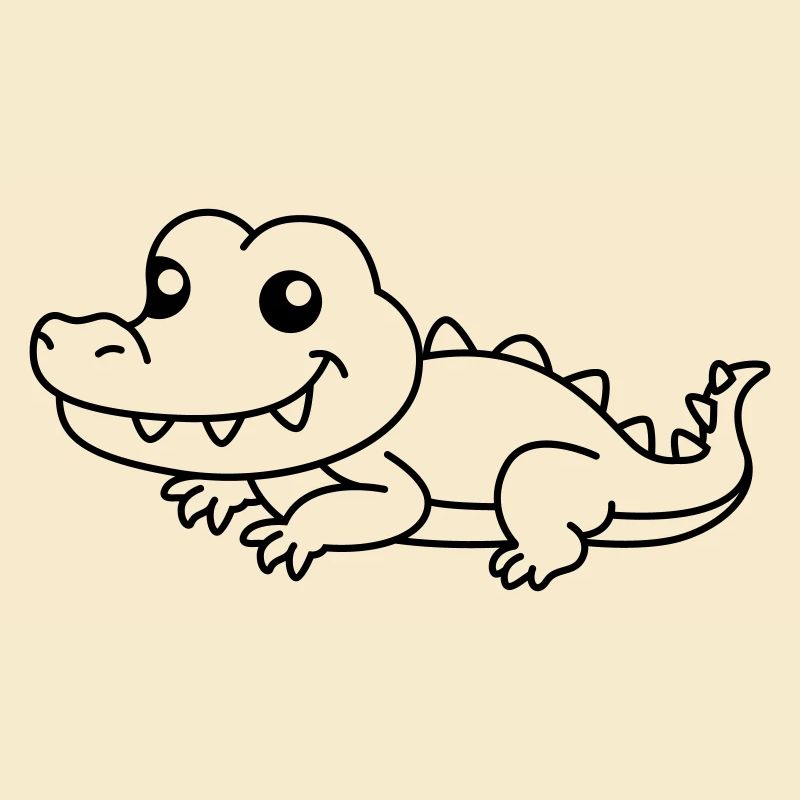 Alligator Comic Tier