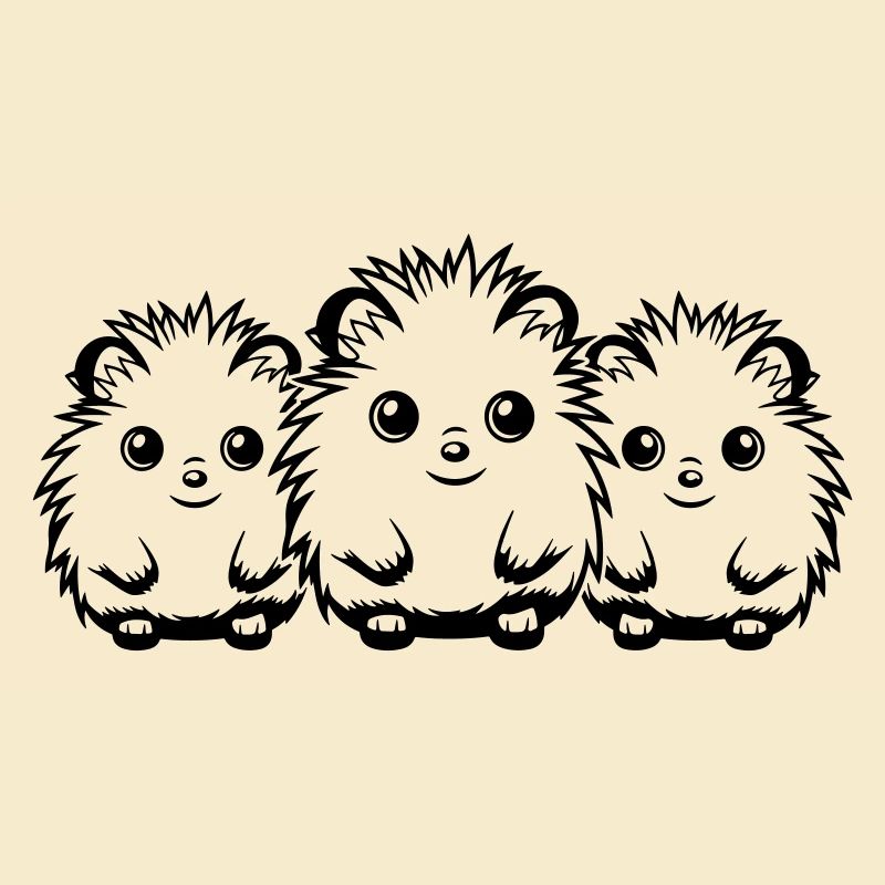 Hérisson Mignon Mignon Bébé