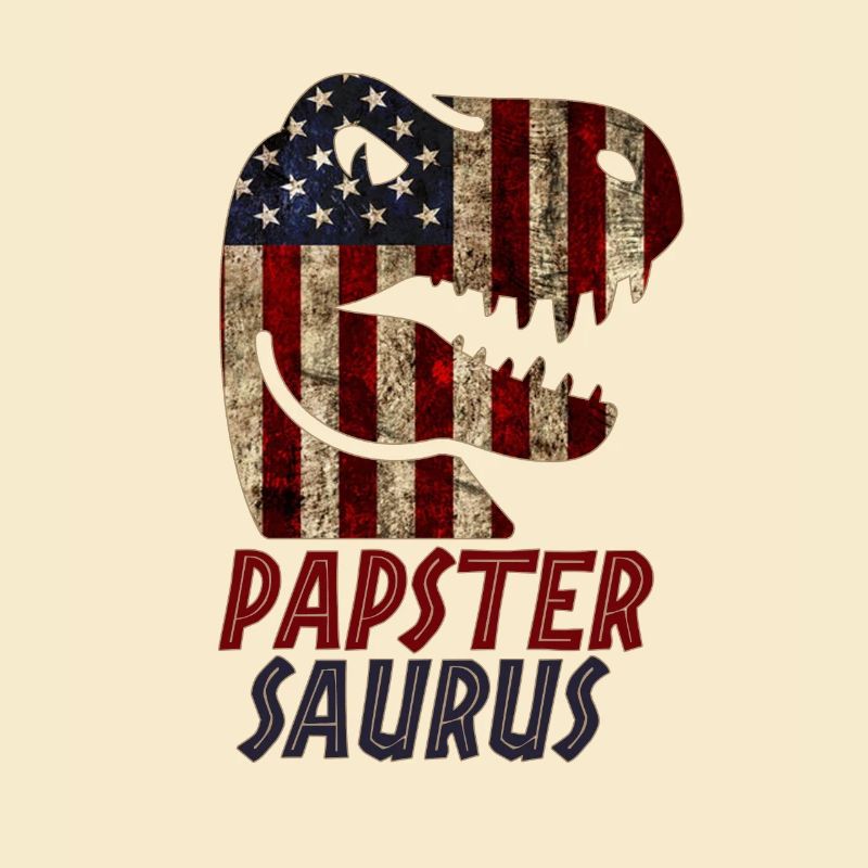 Patriotic Papster Dinosaur