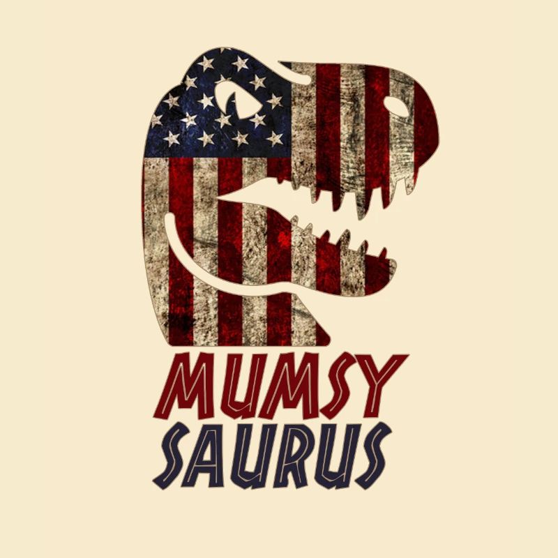 Patriotic Mumsy Dinosaur