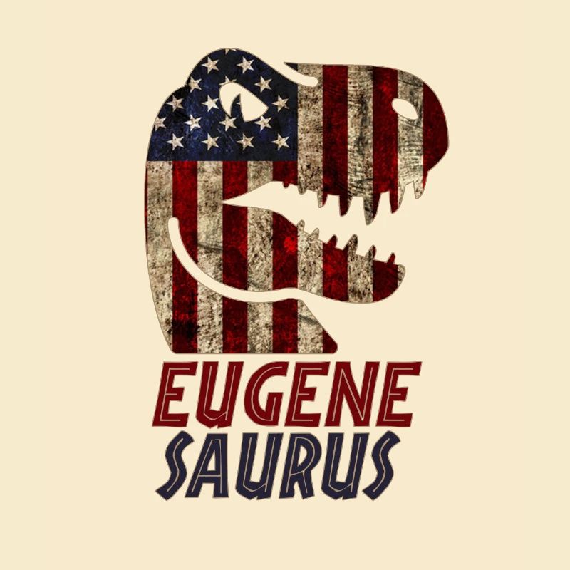 Patriotic Eugene Dinosaur Eugenesaurus