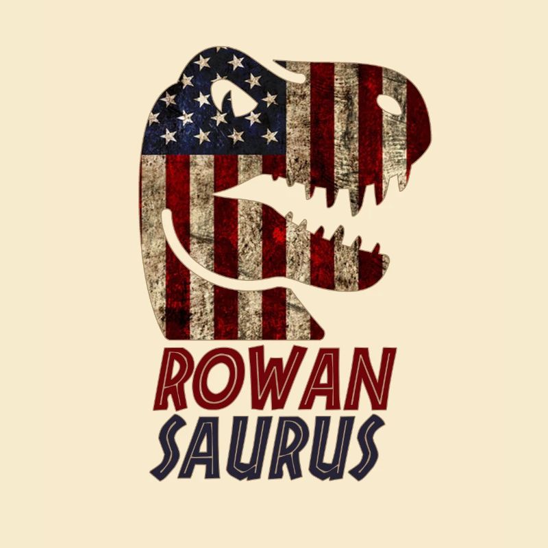 Patriotic Rowan Dinosaur Rowansaurus