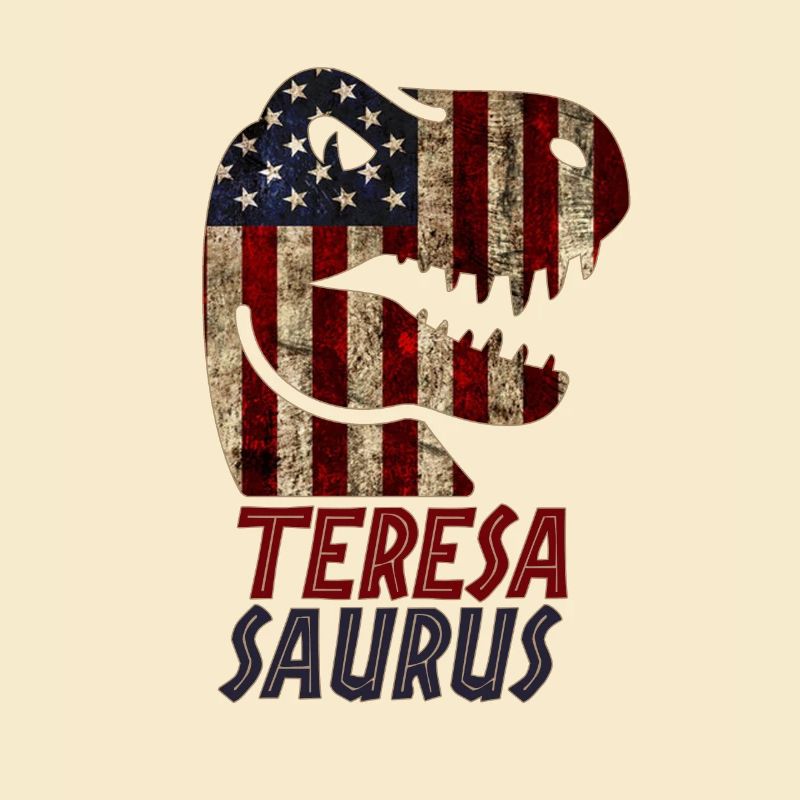 Patriotic Teresa Dinosaur Teresasaurus