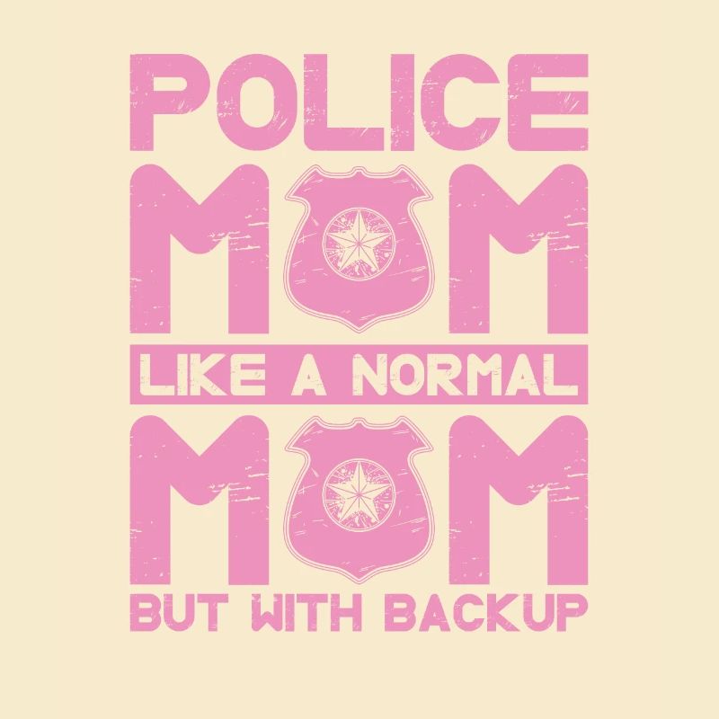 Maman policière comme une mère normale, mais avec