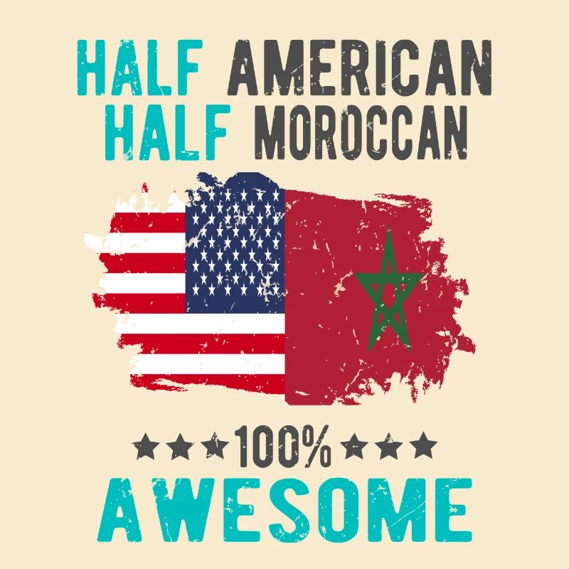 Moitié américain moitié marocain