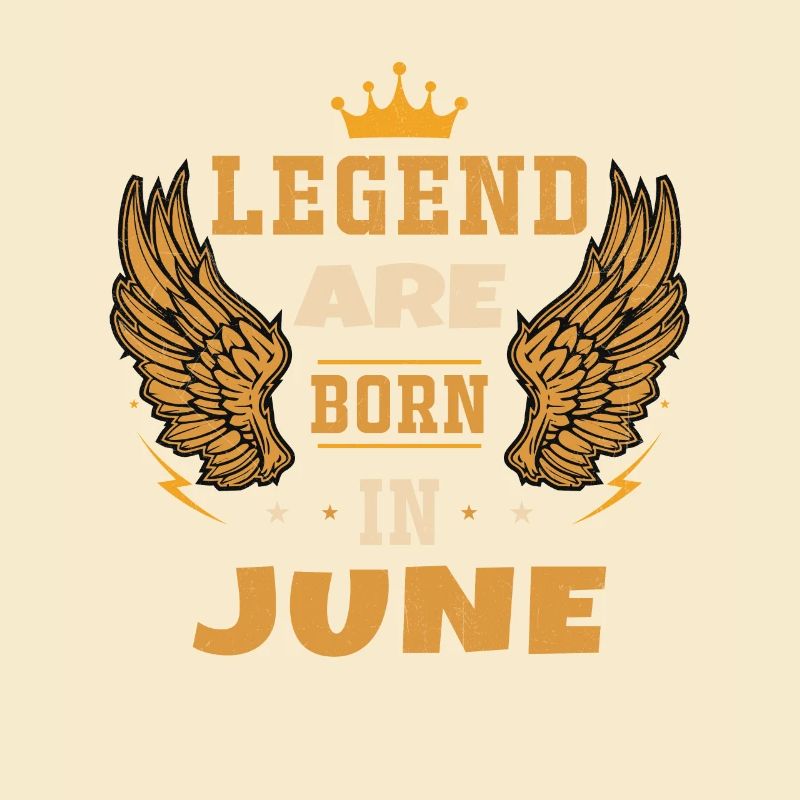 Die im Juni geborene Legende Geburtstagsgeschenk