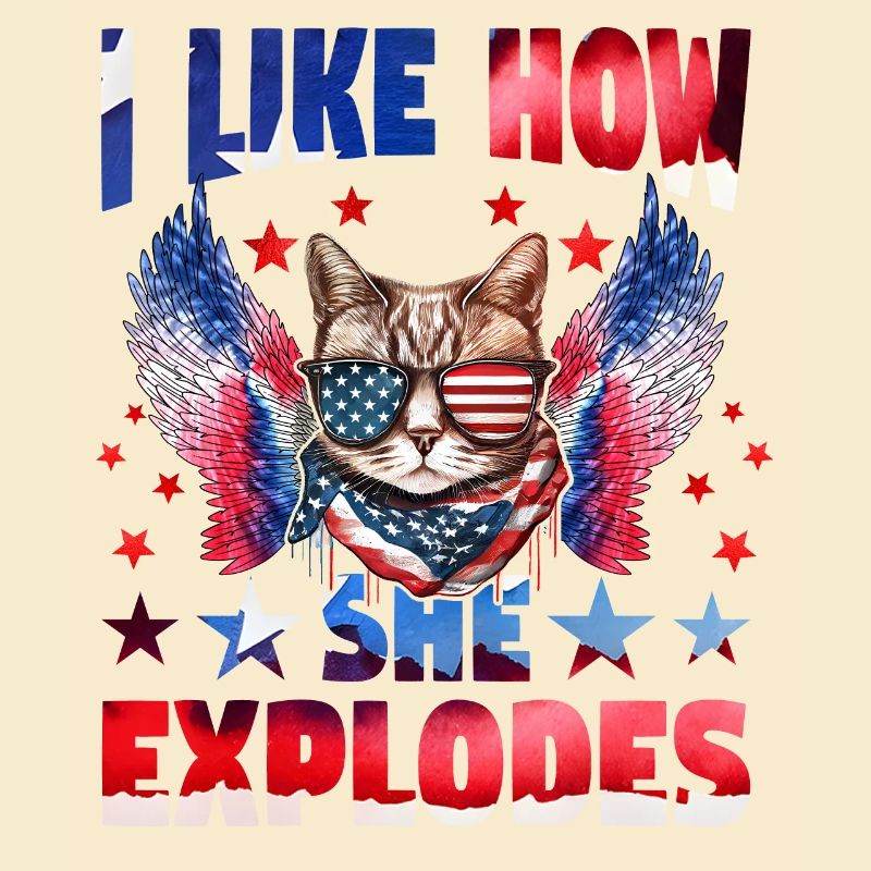 I like how she explodes