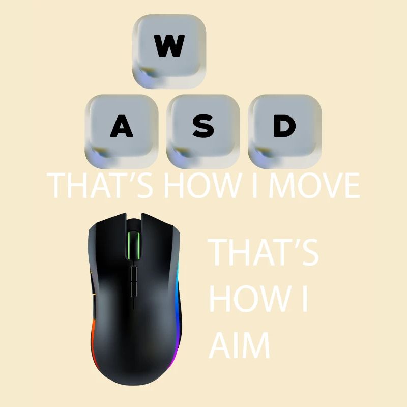 WASD Aim Gaming Jeu vidéo, PC, Ordinateur