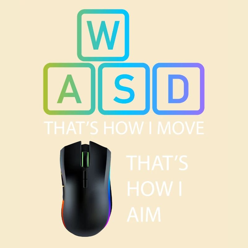 WASD Aim Gaming Gaming Video Game, PC, Computer