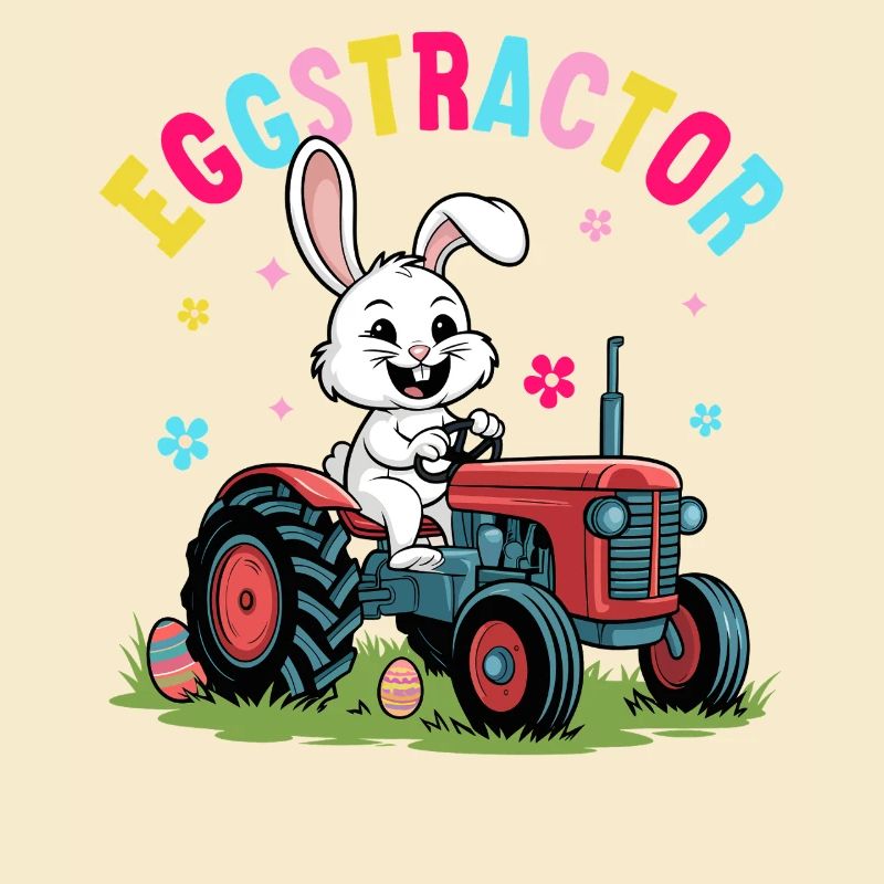 Traktor für Eier