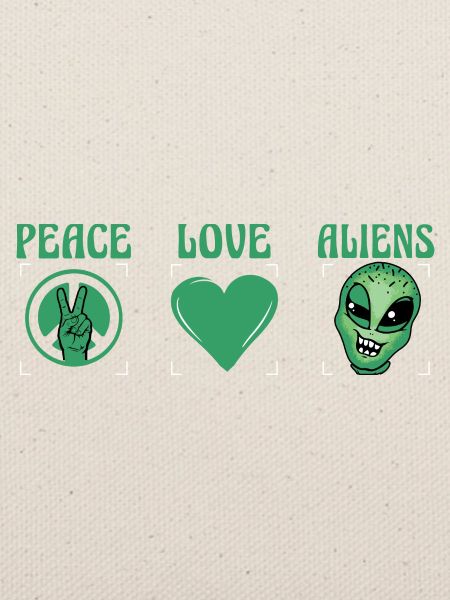 Peace Love Aliens