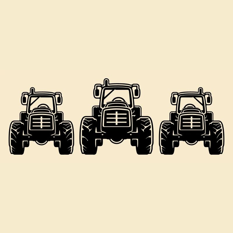 Traktor Bauer Farmer Symbol