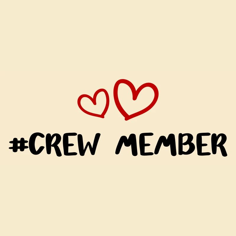 Crew Mitglied Herz Liebe