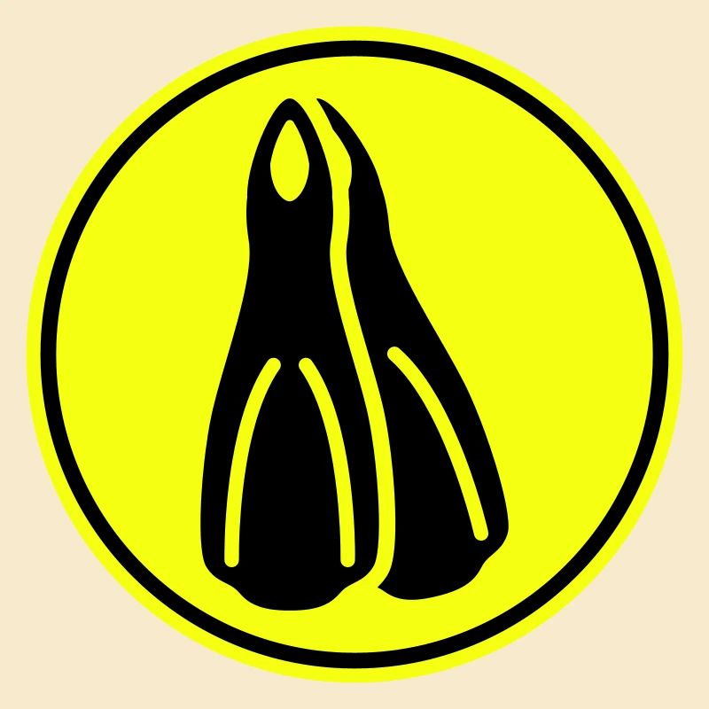 Cercle d’ailerons de plongée