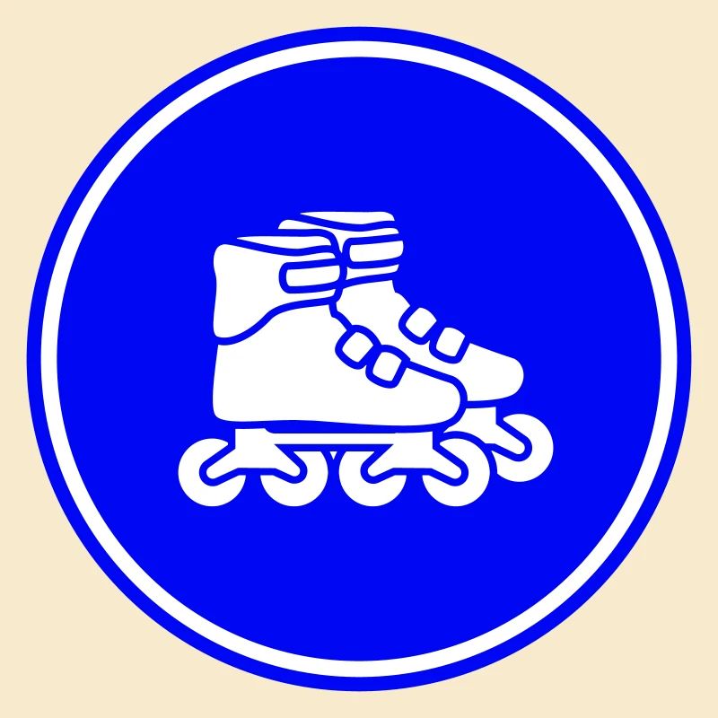 Inline skates symbol
