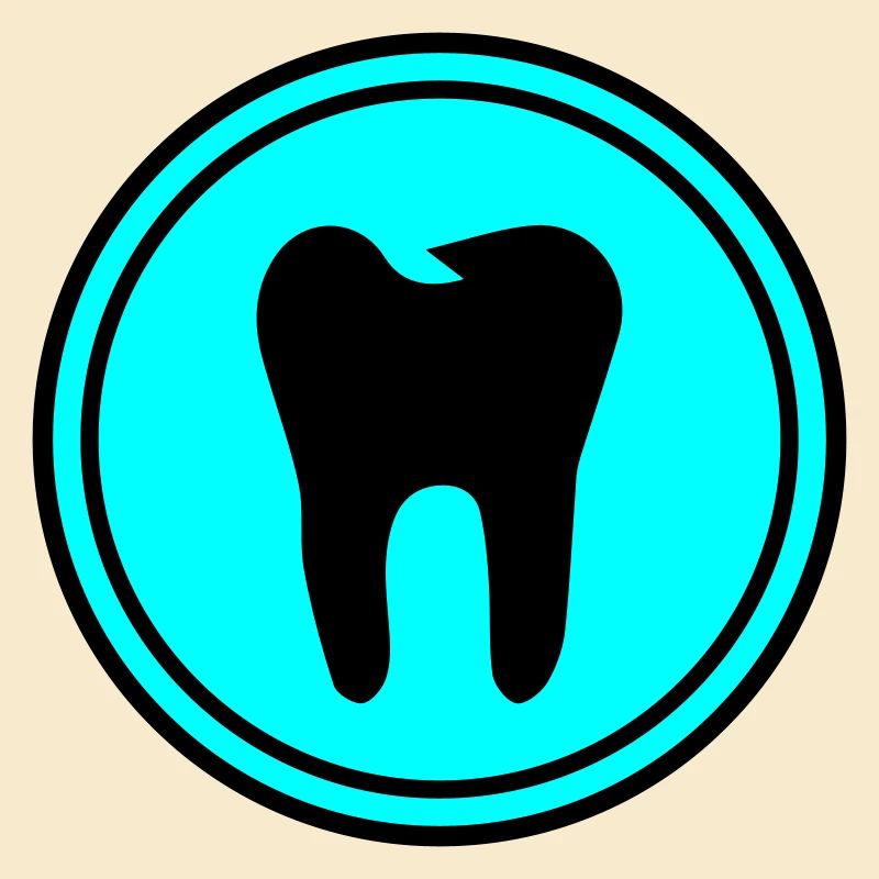 Symbole de l’icône de dent