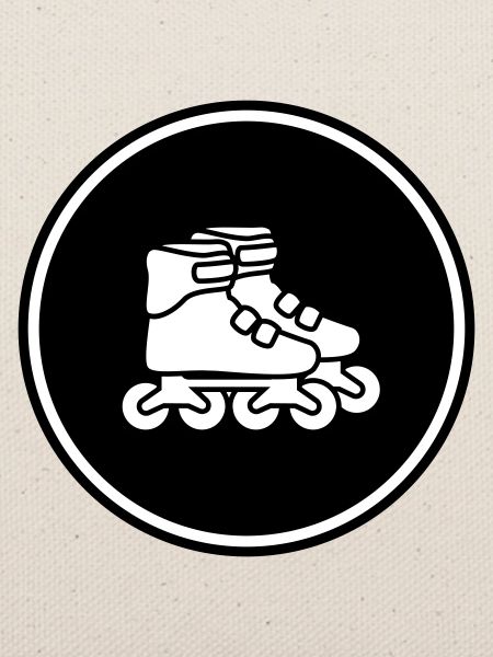 Inline skates symbol